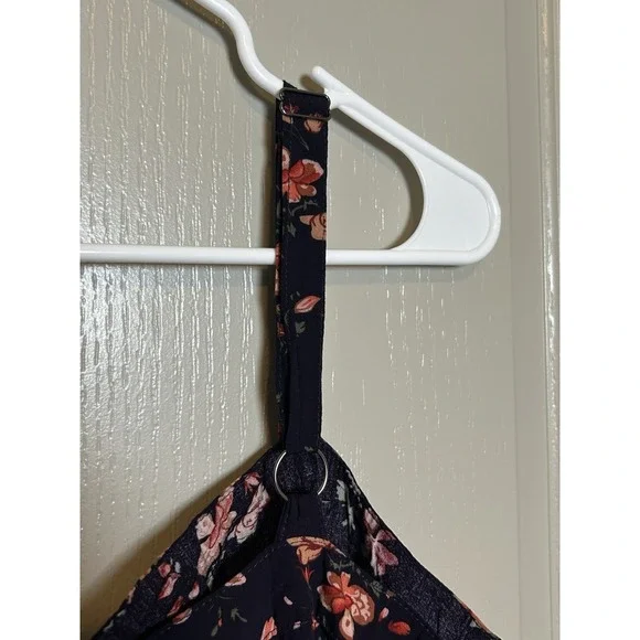 Natural Life Floral Side Slit Maxi Dress  L/XL  Boho Whimsy Cottage Dainty Cute - Picture 6 of 8